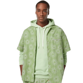 Embroidered Linen-Blend Short Sleeve Shirt Relaxed-Fit