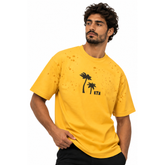 Colin Oversized Short Sleeve T-Shirt | Sunset Palm Trees