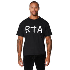 Liam Short Sleeve Tee - Black Front Logo