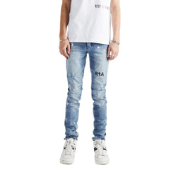 Clayton Jean - Distressed White Paint