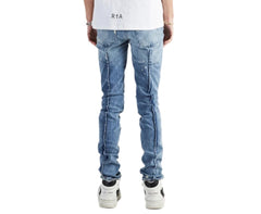 Clayton Jean - Distressed White Paint