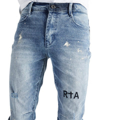 Clayton Jean - Distressed White Paint