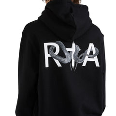 Dion Hoodie - Black Snake Logo Character