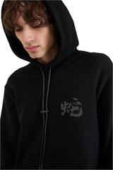 Dion Hoodie - Black Snake Logo Character