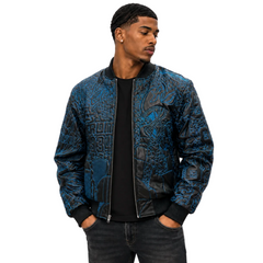 Unchained Embroidered Leather Jacket