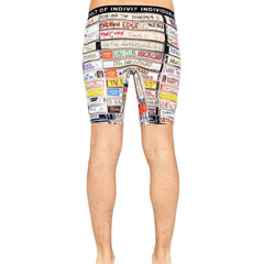 Cult Briefs 2 Pack "Cassetts - Multi Print/Gold Solid