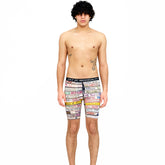 Cult Briefs 2 Pack "Cassetts - Multi Print/Gold Solid
