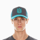 Clean Logo Trucker Curved Visor Cap