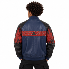 Artistry and Edge Hand-Painted Bomber