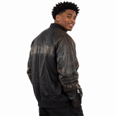 Artistry and Edge Hand-Painted Bomber