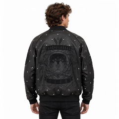 Bulldog Leather Bomber
