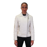 Golden Rebel Women's Biker Leather Jacket