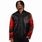 Artistry and Edge Hand-Painted Bomber