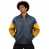 Artistry and Edge Hand-Painted Bomber