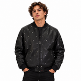 Bulldog Leather Bomber