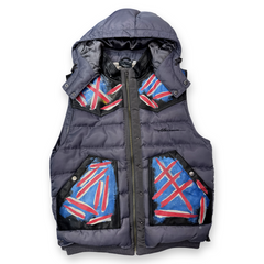 Momentum Puffer Vest Hand-Painted