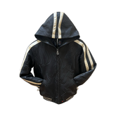 Kid's Majnoon Leather Bomber