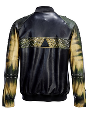 Artistry and Edge Hand-Painted Bomber
