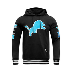 Detroit Lions Retro Classic Fleece Pull Over Hoodie