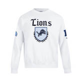 NFL Detroit Lions Country Club Men’s Drop Shoulder Fleece Crew Neck