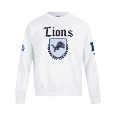 NFL Detroit Lions Country Club Men’s Drop Shoulder Fleece Crew Neck