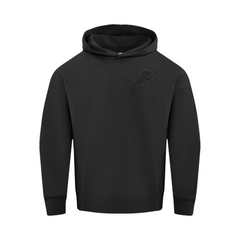 Detroit Lions Neutral Drop Shoulder Fleece Pull Over Hoodie