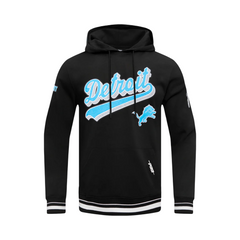 NFL Detroit Lions Script Tail Men’s Rib Fleece Pullover Hoodie