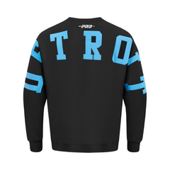 NFL Detroit Lions Wingspan Men’s Drop Shoulder Fleece Crewneck