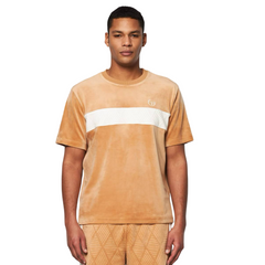 Debossed Velour T-Shirt