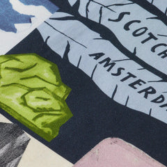 Fave - Printed Tencel Regular Fit Bermuda Shorts