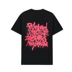 Colin Oversized Short Sleeve T-Shirt | Graffiti Pink