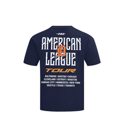 Detroit Tiger's City Tour 2.0 Cotton Jersey Drop Shoulder Top