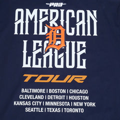 Detroit Tiger's City Tour 2.0 Cotton Jersey Drop Shoulder Top