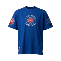 Detroit Pistons Short Sleeve Hybrid Tee