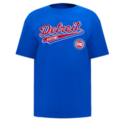 Detroit Pistons Script Tail Men's Tops