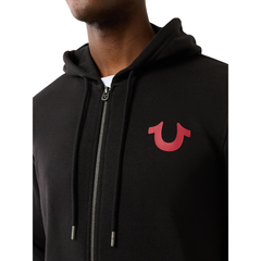 Arch Logo Buddha Zip Hoodie