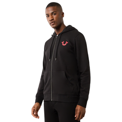 Arch Logo Buddha Zip Hoodie