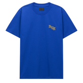 The Liam Short Sleeve T-Shirt | Navy Old English Paradise