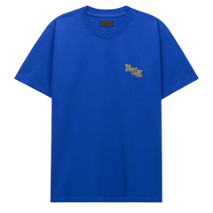 The Liam Short Sleeve T-Shirt | Navy Old English Paradise