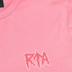 Liam Short Sleeve T-Shirt | Pink Cyber Metal