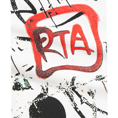 Liam Short Sleeve T-Shirt | White Graffiti