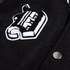 Kids 313 Varsity Jacket (Black)