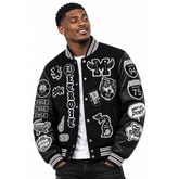 Big Men’s Motown Varsity Jacket (Gray Shadow)