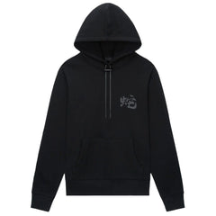 Dion Hoodie - Black Snake Logo Character