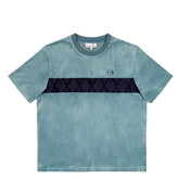 Debossed Velour T-Shirt