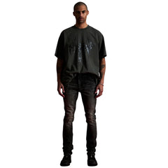 Colin Oversized Short Sleeve T-Shirt | Olive Cyber Sigilism