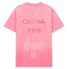 Liam Short Sleeve T-Shirt | Pink Cyber Metal