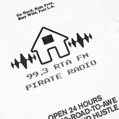 Colin Oversized Short Sleeve T-Shirt | White Radio House