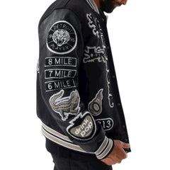Big Men’s Motown Varsity Jacket (Gray Shadow)