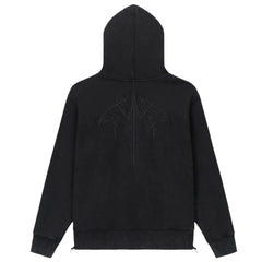 Jordan Oversized Hoodie - Black Cyber Sigilism